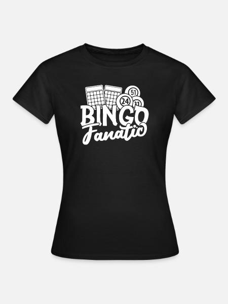 Bingo Player Fanatic Bingo - Frauen T-Shirt - Schwarz