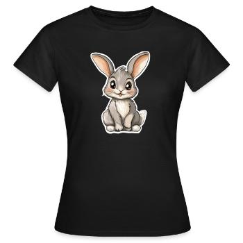Hare - Women's T-Shirt - black - Front - AI Model Female 172 dark (172cm)