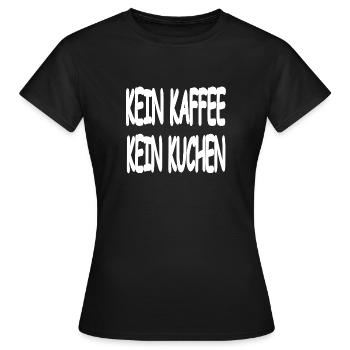 Gâteau - T-shirt Femme - noir - Devant - AI Model Female 172 dark (172cm)
