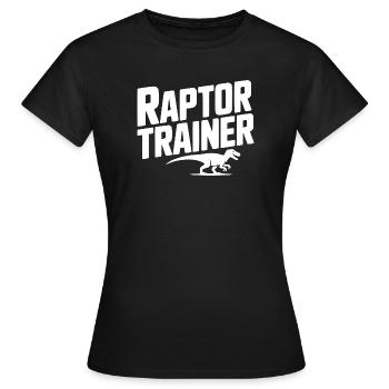 Raptor Trainer - Frauen T-Shirt - Schwarz - Vorne - AI Model Female 172 dark (172cm)