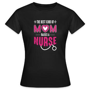 Funny Nurse Gifts Nursing Outfits - Women's T-Shirt - black - Front - AI Model Female 172 dark (172cm)