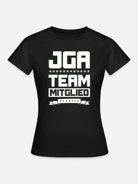 JGA TEAM MITGLIED - Frauen T-Shirt - Schwarz