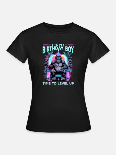 Birthday Gamer VR - Frauen T-Shirt - Schwarz