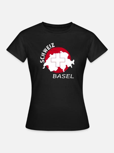 Basel - Frauen T-Shirt - Schwarz