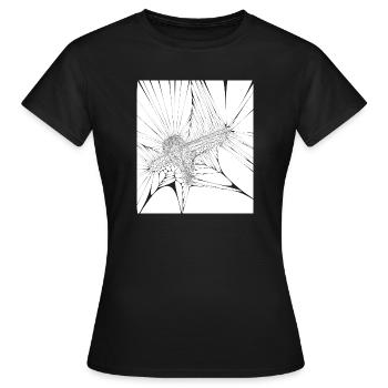 Révolte - T-shirt Femme - noir - Devant - AI Model Female 172 dark (172cm)
