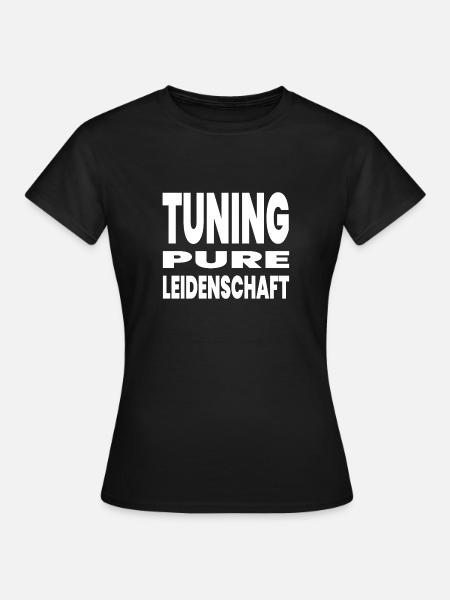 Tuning - Frauen T-Shirt - Schwarz