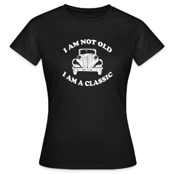 Classic - Women's T-Shirt - black - Front - AI Model Female 172 dark (172cm)
