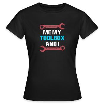 Génie mécanique Ingénieur mécanique - T-shirt Femme - noir - Devant - AI Model Female 172 dark (172cm)