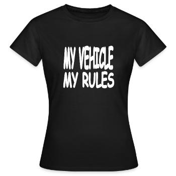 Véhicule - T-shirt Femme - noir - Devant - AI Model Female 172 dark (172cm)