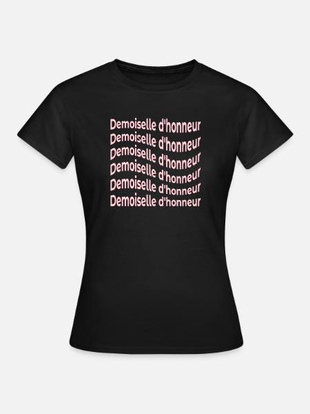 Brautjungfer Braut - Frauen T-Shirt - Schwarz