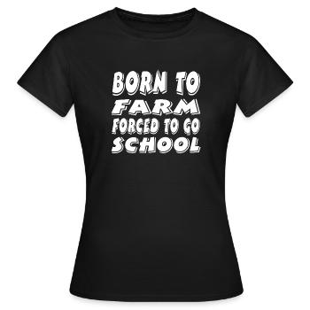 Ferme - T-shirt Femme - noir - Devant - AI Model Female 172 dark (172cm)
