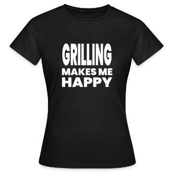 Griller - T-shirt Femme - noir - Devant - AI Model Female 172 dark (172cm)