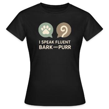 Shelter Employee, Animal Rescue Volunteer - Women's T-Shirt - black - Front - AI Model Female 172 dark (172cm)