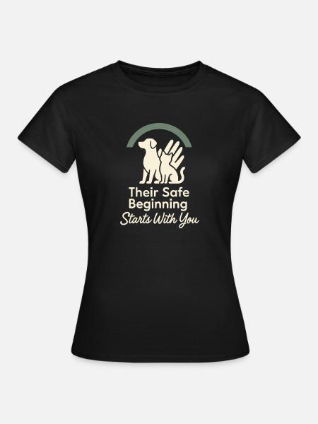 Tierheimmitarbeiter, Tierrettungs-freiwilliger - Frauen T-Shirt - Schwarz