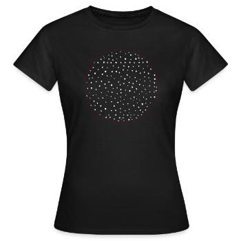 Schnee - Frauen T-Shirt - Schwarz - Vorne - AI Model Female 172 dark (172cm)