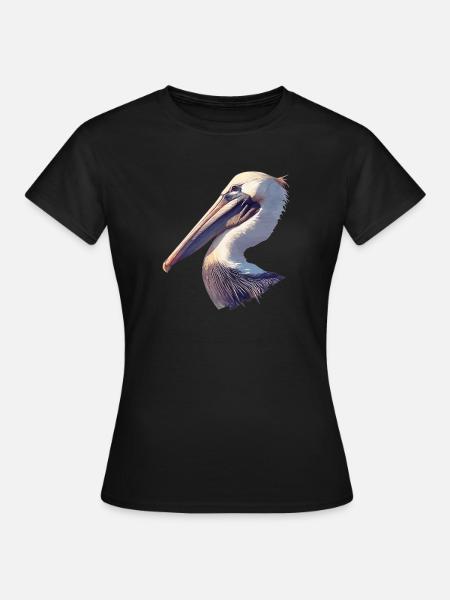 Pelikane Pelikan - Frauen T-Shirt - Schwarz