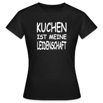 Gâteau - T-shirt Femme - noir - Devant - AI Model Female 172 dark (172cm)