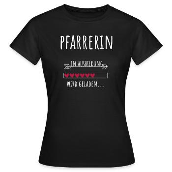 Théologie Profession étudiante Éducation Pasteur - T-shirt Femme - noir - Devant - AI Model Female 172 dark (172cm)