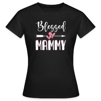Oma Mama Geschenk Weihnachtsgeschenke Großmutter  - Frauen T-Shirt - Schwarz - Vorne - AI Model Female 172 dark (172cm)