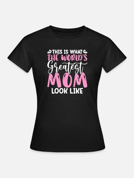 Mama Geschenk Weihnachtsgeschenke   - Frauen T-Shirt - Schwarz