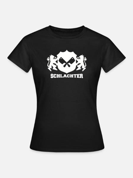 Schlachter Emblem  - Frauen T-Shirt - Schwarz