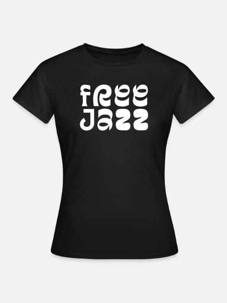 Logo-Design für Free-Jazz-Musik - Frauen T-Shirt - Schwarz