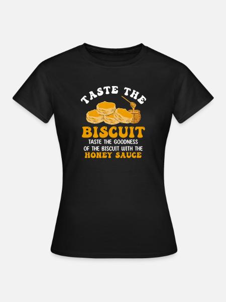 Keks-Honig-Dip-T-Shirt - Frauen T-Shirt - Schwarz