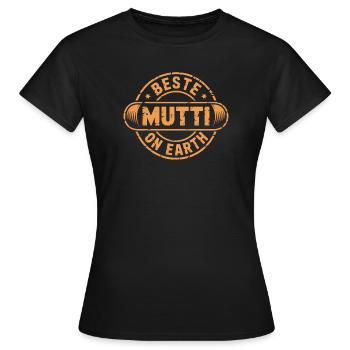 Beste Mutti Geschenk Muttertag - Frauen T-Shirt - Schwarz - Vorne - AI Model Female 172 dark (172cm)