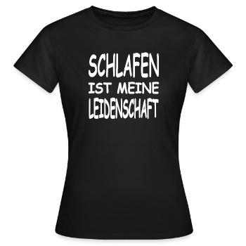 Dormir - T-shirt Femme - noir - Devant - AI Model Female 172 dark (172cm)