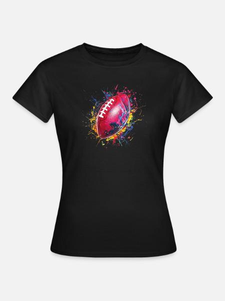Football - Frauen T-Shirt - Schwarz