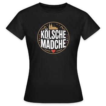 Cologne Filles Carnaval Cologne Filles - T-shirt Femme - noir - Devant - AI Model Female 172 dark (172cm)