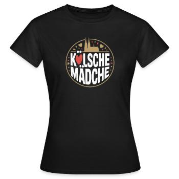 Cologne Filles Carnaval Cologne Filles - T-shirt Femme - noir - Devant - AI Model Female 172 dark (172cm)