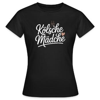 Cologne Filles Carnaval Cologne Filles - T-shirt Femme - noir - Devant - AI Model Female 172 dark (172cm)