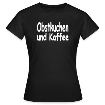 Gâteau - T-shirt Femme - noir - Devant - AI Model Female 172 dark (172cm)