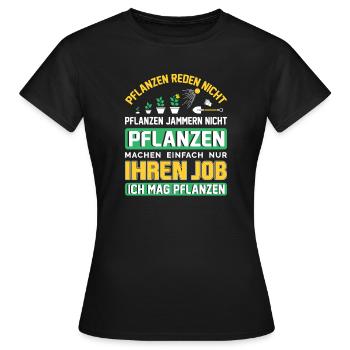 Garden Gardener Gardening Gardening Gardening Gardening - Women's T-Shirt - black - Front - AI Model Female 172 dark (172cm)