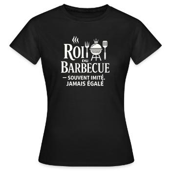 König des Grillens, der nie erreicht wurde - Frauen T-Shirt - Schwarz - Vorne - AI Model Female 172 dark (172cm)