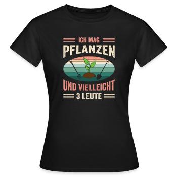 Garden Gardener Gardening Gardening Gardening Gardening - Women's T-Shirt - black - Front - AI Model Female 172 dark (172cm)
