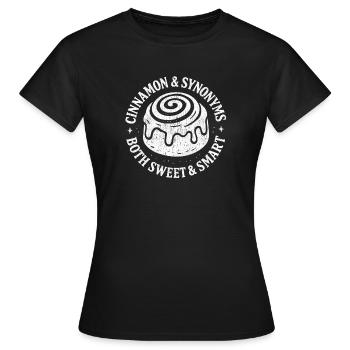 Grammar Nerd Geschenk für Autoren, Studenten & Sprache - Frauen T-Shirt - Schwarz - Vorne - AI Model Female 172 dark (172cm)
