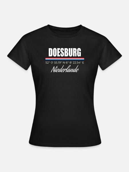 Doesburg - Frauen T-Shirt - Schwarz