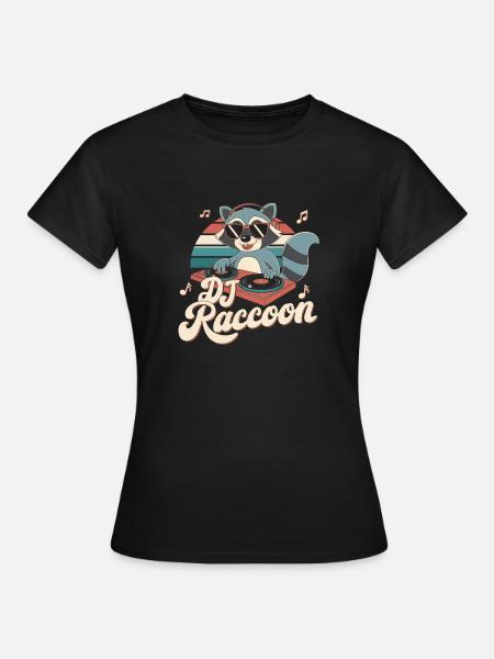 DJ Wasbeer - Vrouwen T-shirt - zwart