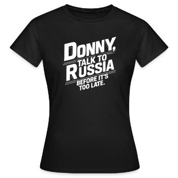 Portez-le dans la rue, à la manif, dans la vie de tous les jours - T-shirt Femme - noir - Devant - AI Model Female 172 dark (172cm)