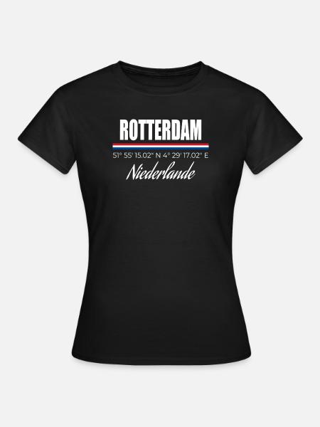 Rotterdam - Frauen T-Shirt - Schwarz