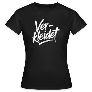 Déguisement déguisement carnaval carnaval - T-shirt Femme - noir - Devant - AI Model Female 172 dark (172cm)