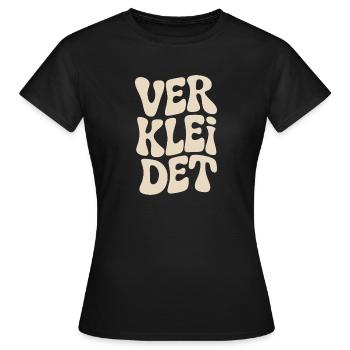 Déguisement déguisement carnaval carnaval - T-shirt Femme - noir - Devant - AI Model Female 172 dark (172cm)