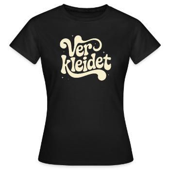 Déguisement déguisement carnaval carnaval - T-shirt Femme - noir - Devant - AI Model Female 172 dark (172cm)