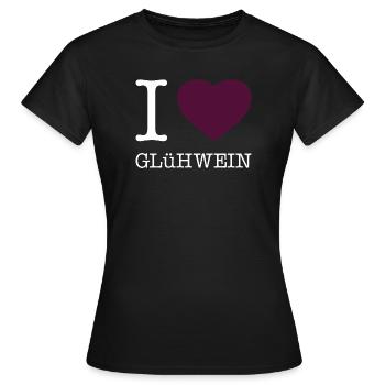 J’adore le vin chaud - T-shirt Femme - noir - Devant - AI Model Female 172 dark (172cm)