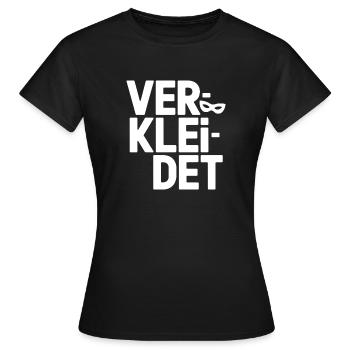 Déguisement déguisement carnaval carnaval - T-shirt Femme - noir - Devant - AI Model Female 172 dark (172cm)