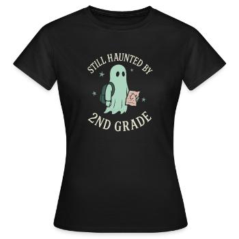 Hochbegabter Burnout-absolvent Mit Akademischem - Frauen T-Shirt - Schwarz - Vorne - AI Model Female 172 dark (172cm)