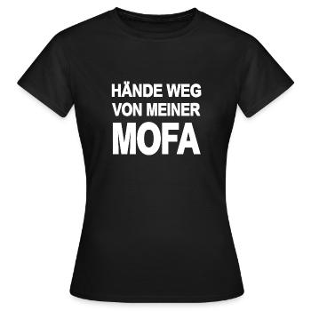 Mobylette - T-shirt Femme - noir - Devant - AI Model Female 172 dark (172cm)