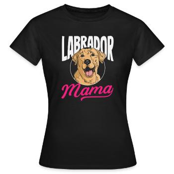 Astuces du Labrador - T-shirt Femme - noir - Devant - AI Model Female 172 dark (172cm)
